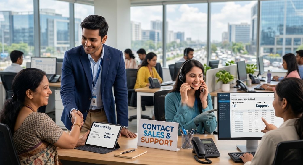 Contact Sales Background