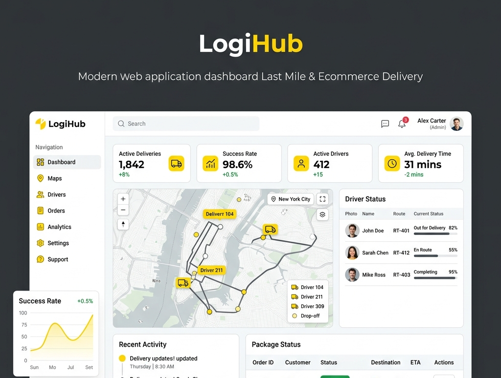 Smart Billing Management Software Dashboard