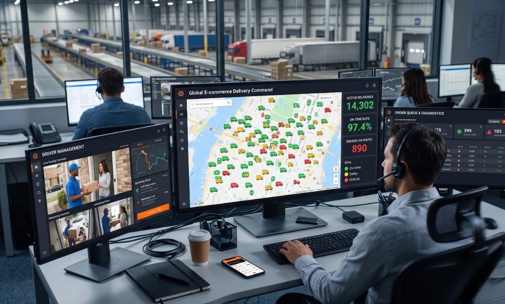 E-commerce Management Software Dashboard