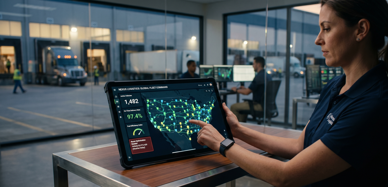 Fleet Management Software Dashboard