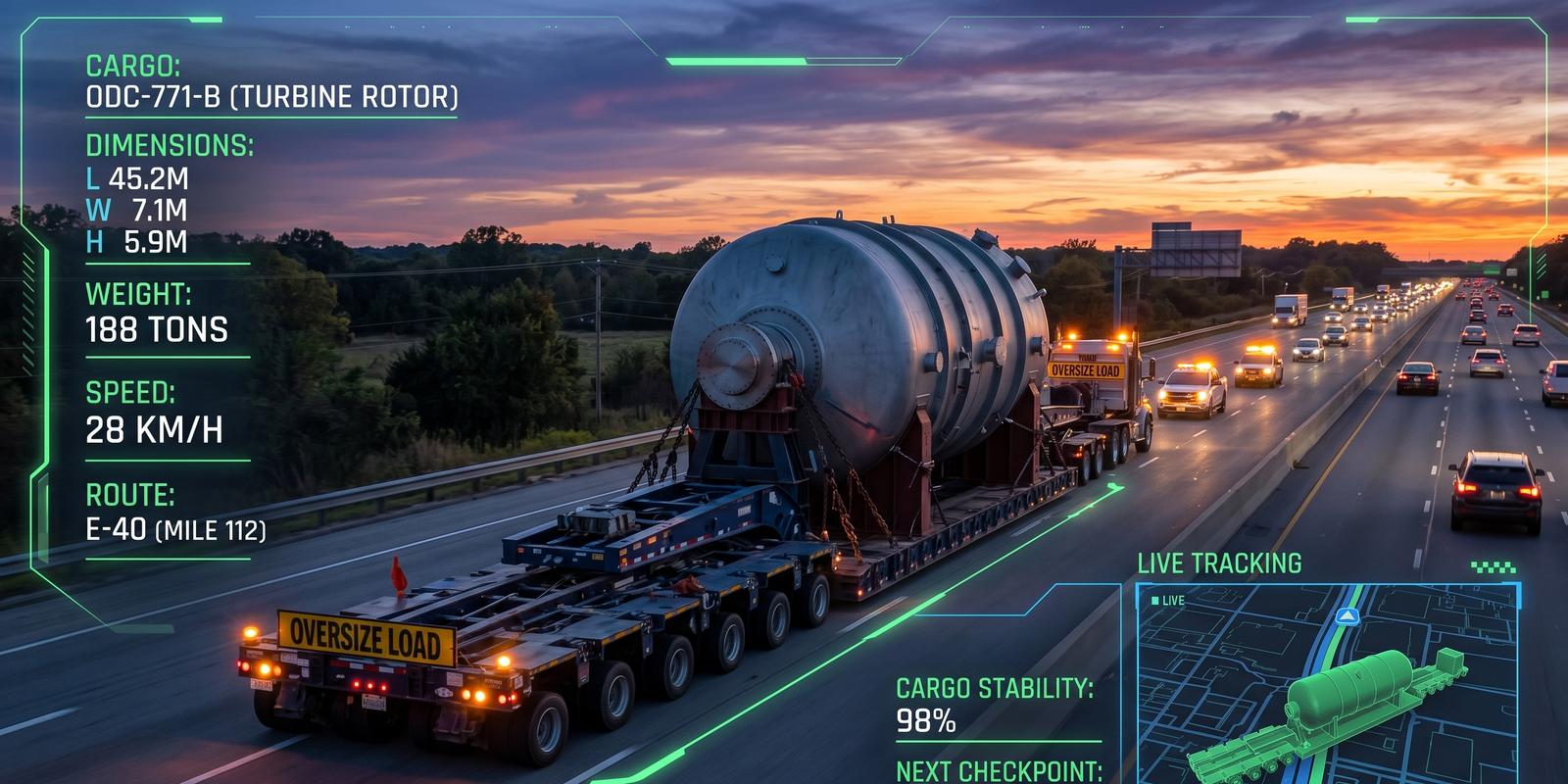 ODC Movements Management Software Dashboard
