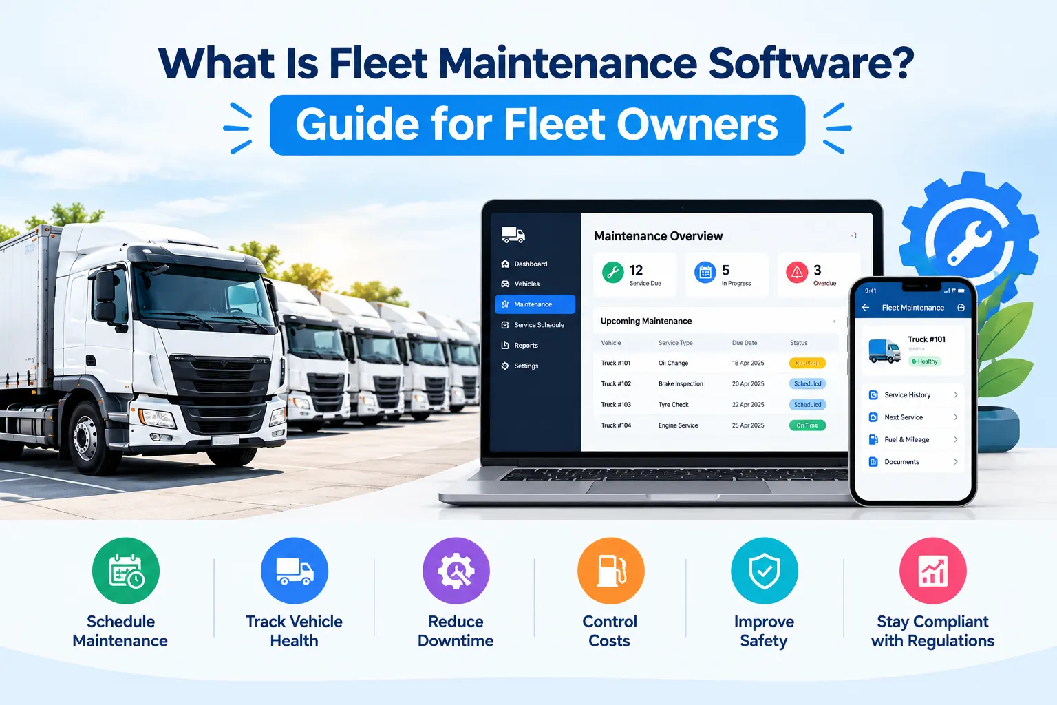 What Is Fleet Maintenance Software? Guide for Fleet Owners | LogiBrisk Blog